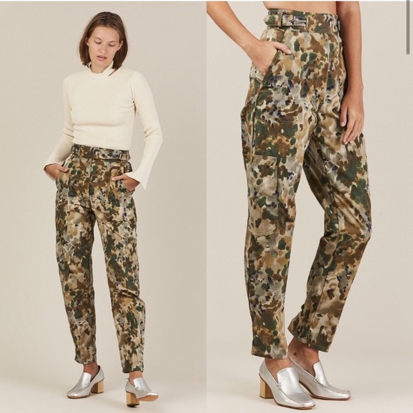 Rachel Comey Roam Pant In Camo 